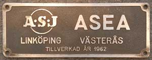 ASEA 1962, Aluguss