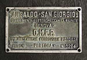 Ansaldo-San Giorgio 294, 1959