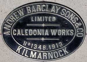 Barclay, No. 1348 1913, Messingguss mit Rand