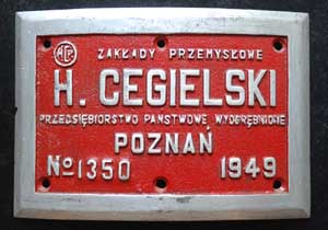 Cegielski 1350, 1949 von PKP Ty 45