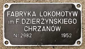 Chrzanow 2982, von 1952 PKP Ol49. 74