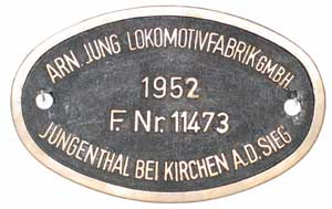Jung 11473, 1952, von Baureihe