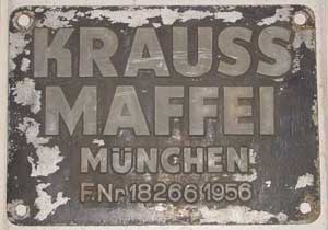 Krauss Maffei von E50 124, Aluguss
