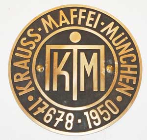 KraussMaffei 17678 1950, von 78 1002