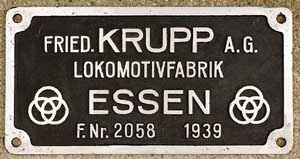 Krupp 2058, 1939 von DR BR50
