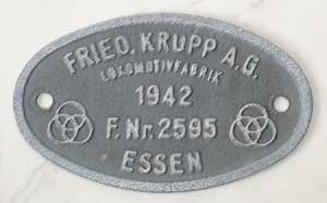 Krupp 2595 1942 Aluguss mit Rand, von ?