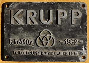 Krupp 4407, 1962, Aluminiumguss, von DB E50-066