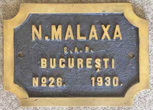 Malaxa 26, 1930, von CFR 50.500, Nachbau-G10, Messingguss