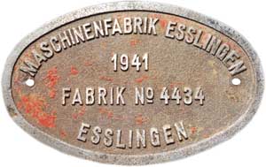 Mf-Esslingen 4434, 1941 von Baureihe 41 348