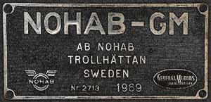 Nohab-GM  2713, 1969, Messingguss, verchromt, von SJ-Tb