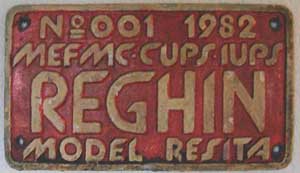 Resita Reghin, 001, 1982, Eisenguss, mir Rand