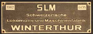 SLM 4435, 1962, Aluguss, Riffelgrund mit Rand, von SBB TmIII-902