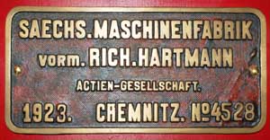 Saechsische Maschinenfabrik 4528 1923, von BR 19 011