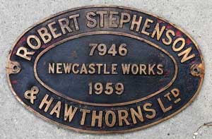Stephenson & Hawthorns, No. 7946, 1959, Messingguss mit Rand