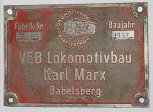 VEB Karl-Marx Babelsberg, mit Logo