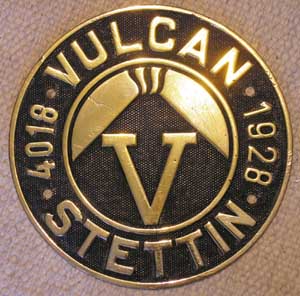 Vulan 4018, 1928, von Greifenberger-Kleinbahn, 780mm, dann PKP, Messingguss 20cm