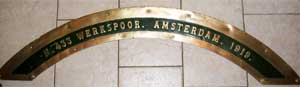 Werkspoor 433, 1918, von NS-Dampflok 3784, Messingguss, 1650 mm