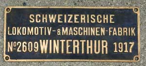 Winterthur 2609, von 1917 DSB F434