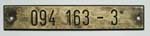 DB, Innenschild 094 163-3, Pertinax