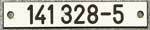 DB, Innenschild 141 328-5