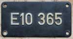 Innenschild E10 365 Aluguss
