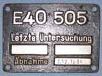 DB, E40 505 Alu-Guss