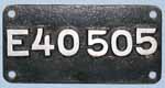 DB, E40 505 Alu-Guss