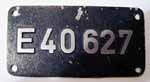 Innenschild E40 627 Aluguss, DB