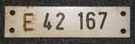 DRo, Innenschild E42 167