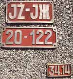 Jugoslawien, JZ 20-122, Hanomag 10018/1922, Abnahme 1922, Ausmusterung ?. JZ-JX 180x390mm, 20-122 165x460mm, 34.14, alle GMs-mR