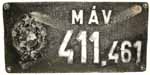 Ungarn MAV 411,461 Aluguss
