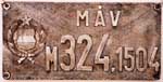 Ungarn, MAV M324.1504, Aluguss