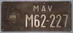 MÁV, M62-227, Aluminiumguss