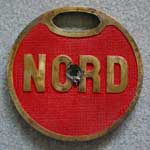 Frankreich, SNCF, ex. NORD, Rauchkammerschild, Messingguss