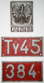 Polen, PKP Ty45.384, Eisenguss mit Rand