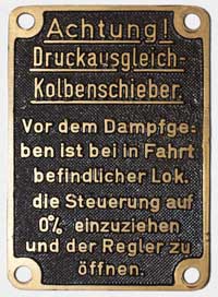 Druckausgleichkolbenschieber, Messingguss mit Rand