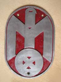 Mitropa-Logo von Speisewagen der DRG