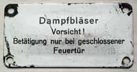 Dampfbläser in email