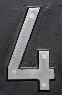 DB-Ziffer 4, Aluminium, Aw-Lingen