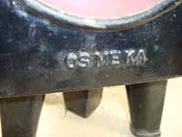 Oberwagenlaterne DRG, mit Firmenkennzeichnung Osmeka